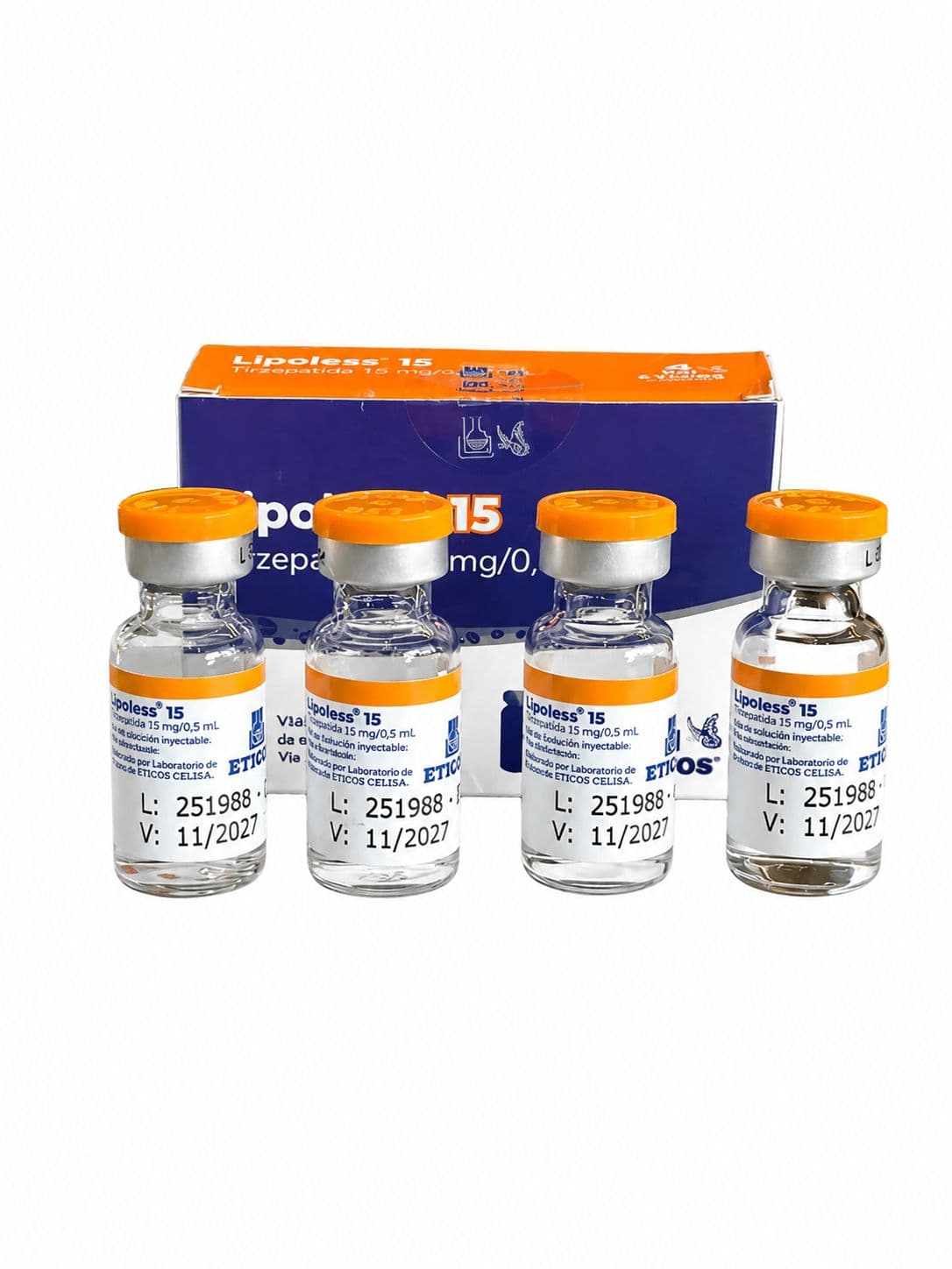 Lipoless 15MG (4 Vials) | Cod. 0002